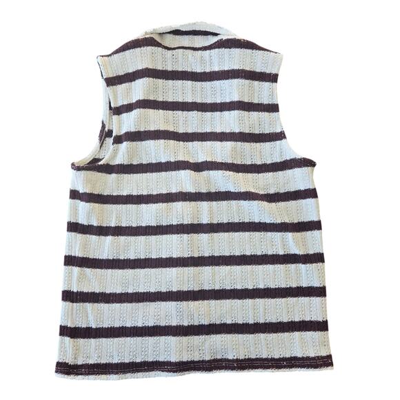 Madewell Crochet-Knit V-Neck Sweater Vest Size S NWT - Picture 3 of 7